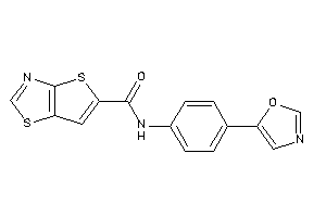 Image of N-(4-oxazol-5-ylphenyl)thieno[2,3-d]thiazole-5-carboxamide