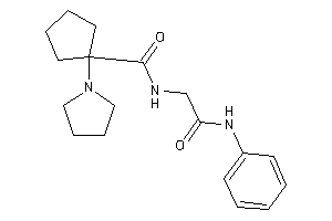 N-(2-anilino-2-keto-ethyl)-1-pyrrolidino-cyclopentanecarboxamide