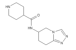 N-(5,6,7,8-tetrahydro-[1,2,4]triazolo[4,3-a]pyridin-6-yl)isonipecotamide
