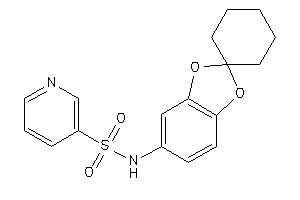 N-spiro[1,3-benzodioxole-2,1'-cyclohexane]-5-ylpyridine-3-sulfonamide