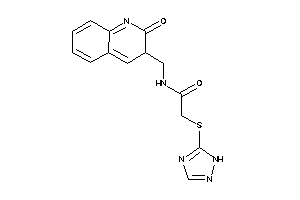 N-[(2-keto-3H-quinolin-3-yl)methyl]-2-(1H-1,2,4-triazol-5-ylthio)acetamide