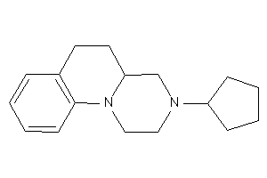 3-cyclopentyl-1,2,4,4a,5,6-hexahydropyrazino[1,2-a]quinoline