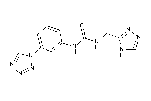 1-[3-(tetrazol-1-yl)phenyl]-3-(4H-1,2,4-triazol-3-ylmethyl)urea
