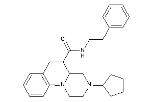 Image of 3-cyclopentyl-N-phenethyl-1,2,4,4a,5,6-hexahydropyrazino[1,2-a]quinoline-5-carboxamide