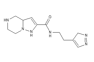 N-[2-(3H-pyrazol-4-yl)ethyl]-1,3a,4,5,6,7-hexahydropyrazolo[1,5-a]pyrazine-2-carboxamide
