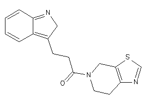 1-(6,7-dihydro-4H-thiazolo[5,4-c]pyridin-5-yl)-3-(2H-indol-3-yl)propan-1-one