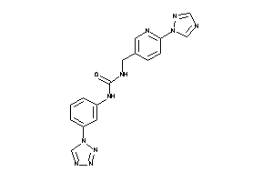 1-[3-(tetrazol-1-yl)phenyl]-3-[[6-(1,2,4-triazol-1-yl)-3-pyridyl]methyl]urea