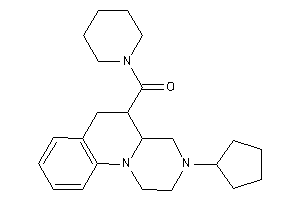 (3-cyclopentyl-1,2,4,4a,5,6-hexahydropyrazino[1,2-a]quinolin-5-yl)-piperidino-methanone