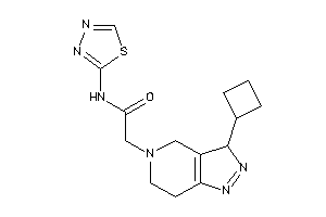 2-(3-cyclobutyl-3,4,6,7-tetrahydropyrazolo[4,3-c]pyridin-5-yl)-N-(1,3,4-thiadiazol-2-yl)acetamide