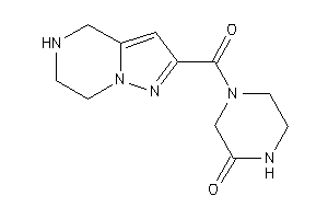 4-(4,5,6,7-tetrahydropyrazolo[1,5-a]pyrazine-2-carbonyl)piperazin-2-one