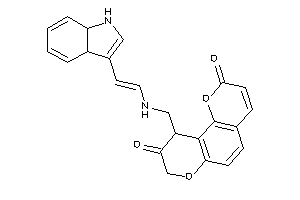 Image of 10-[[2-(3a,7a-dihydro-1H-indol-3-yl)vinylamino]methyl]-10H-pyrano[2,3-h]chromene-2,9-quinone