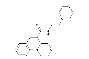 Image of N-(2-morpholinoethyl)-1,2,4,4a,5,6-hexahydro-[1,4]oxazino[4,3-a]quinoline-5-carboxamide