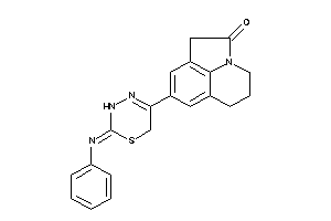 Image of (2-phenylimino-3,6-dihydro-1,3,4-thiadiazin-5-yl)BLAHone
