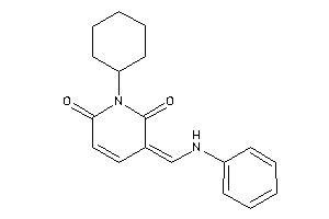 Image of 3-(anilinomethylene)-1-cyclohexyl-pyridine-2,6-quinone