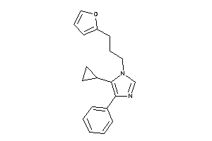 5-cyclopropyl-1-[3-(2-furyl)propyl]-4-phenyl-imidazole