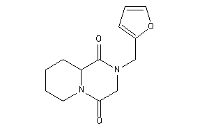2-(2-furfuryl)-3,6,7,8,9,9a-hexahydropyrido[1,2-a]pyrazine-1,4-quinone