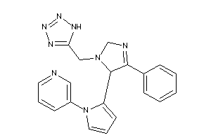 3-[2-[5-phenyl-3-(1H-tetrazol-5-ylmethyl)-3-imidazolin-4-yl]pyrrol-1-yl]pyridine
