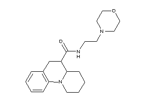 N-(2-morpholinoethyl)-2,3,4,4a,5,6-hexahydro-1H-benzo[c]quinolizine-5-carboxamide