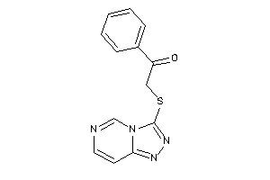 1-phenyl-2-([1,2,4]triazolo[3,4-f]pyrimidin-3-ylthio)ethanone