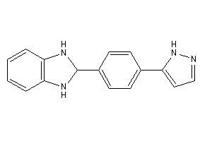 2-[4-(1H-pyrazol-5-yl)phenyl]-2,3-dihydro-1H-benzimidazole