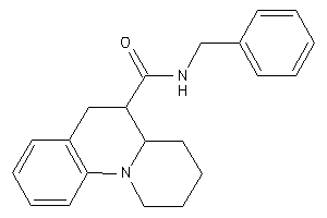 Image of N-benzyl-2,3,4,4a,5,6-hexahydro-1H-benzo[c]quinolizine-5-carboxamide