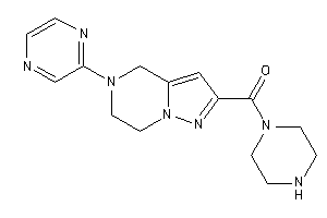 Piperazino-(5-pyrazin-2-yl-6,7-dihydro-4H-pyrazolo[1,5-a]pyrazin-2-yl)methanone
