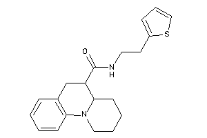 Image of N-[2-(2-thienyl)ethyl]-2,3,4,4a,5,6-hexahydro-1H-benzo[c]quinolizine-5-carboxamide
