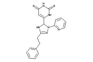 6-[5-phenethyl-2-(2-pyridyl)-3,4-dihydro-1,2,4-triazol-3-yl]uracil