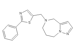 2-phenyl-5-(4,6,7,8-tetrahydropyrazolo[1,5-a][1,4]diazepin-5-ylmethyl)thiazole