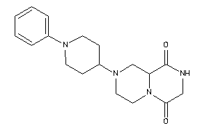 Image of 2-(1-phenyl-4-piperidyl)-1,3,4,7,8,9a-hexahydropyrazino[1,2-a]pyrazine-6,9-quinone