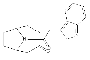 Image of 9-[2-(2H-indol-3-yl)acetyl]-4,9-diazabicyclo[4.2.1]nonan-3-one