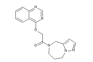 Image of 2-quinazolin-4-yloxy-1-(4,6,7,8-tetrahydropyrazolo[1,5-a][1,4]diazepin-5-yl)ethanone