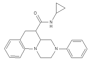 N-cyclopropyl-3-phenyl-1,2,4,4a,5,6-hexahydropyrazino[1,2-a]quinoline-5-carboxamide