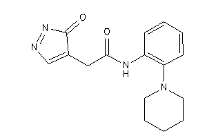 2-(3-ketopyrazol-4-yl)-N-(2-piperidinophenyl)acetamide