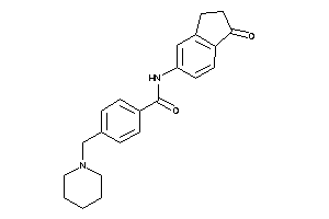 N-(1-ketoindan-5-yl)-4-(piperidinomethyl)benzamide