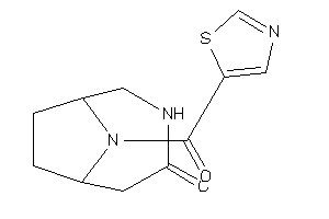 9-(thiazole-5-carbonyl)-4,9-diazabicyclo[4.2.1]nonan-3-one