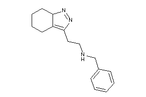 2-(5,6,7,7a-tetrahydro-4H-indazol-3-yl)ethyl-benzyl-amine