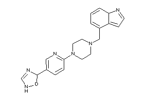 Image of 5-[6-[4-(7aH-indol-4-ylmethyl)piperazino]-3-pyridyl]-2,5-dihydro-1,2,4-oxadiazole