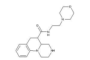N-(2-morpholinoethyl)-2,3,4,4a,5,6-hexahydro-1H-pyrazino[1,2-a]quinoline-5-carboxamide