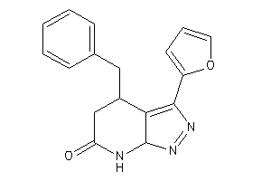 4-benzyl-3-(2-furyl)-4,5,7,7a-tetrahydropyrazolo[3,4-b]pyridin-6-one
