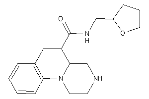 N-(tetrahydrofurfuryl)-2,3,4,4a,5,6-hexahydro-1H-pyrazino[1,2-a]quinoline-5-carboxamide