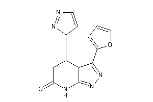 Image of 3-(2-furyl)-4-(3H-pyrazol-3-yl)-3a,4,5,7-tetrahydropyrazolo[3,4-b]pyridin-6-one