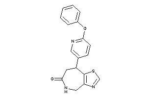 8-(6-phenoxy-3-pyridyl)-4,5,7,8-tetrahydrothiazolo[4,5-c]azepin-6-one