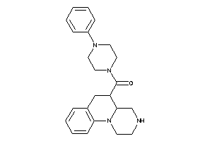 2,3,4,4a,5,6-hexahydro-1H-pyrazino[1,2-a]quinolin-5-yl-(4-phenylpiperazino)methanone
