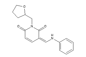 Image of 3-(anilinomethylene)-1-(tetrahydrofurfuryl)pyridine-2,6-quinone