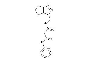N'-phenyl-N-(3,4,5,6-tetrahydrocyclopenta[c]pyrazol-3-ylmethyl)malonamide