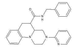 N-benzyl-3-(2-pyridyl)-1,2,4,4a,5,6-hexahydropyrazino[1,2-a]quinoline-5-carboxamide