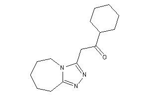 Image of 1-cyclohexyl-2-(6,7,8,9-tetrahydro-5H-[1,2,4]triazolo[4,3-a]azepin-3-yl)ethanone
