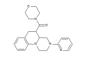 Image of Morpholino-[3-(2-pyridyl)-1,2,4,4a,5,6-hexahydropyrazino[1,2-a]quinolin-5-yl]methanone