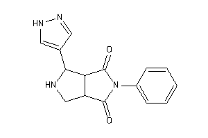 5-phenyl-3-(1H-pyrazol-4-yl)-2,3,3a,6a-tetrahydro-1H-pyrrolo[3,4-c]pyrrole-4,6-quinone